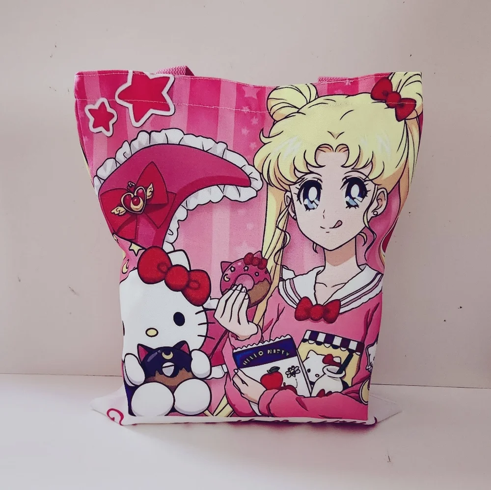 Hello Kitty x Sailor Moon Usagi Tsukino Tote Bag - Picture 3 of 6